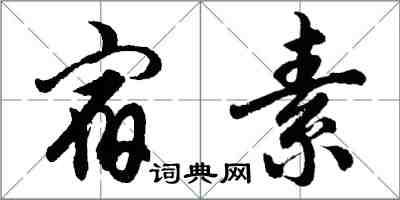 胡問遂宿素行書怎么寫