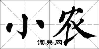 翁闓運小農楷書怎么寫