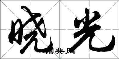 胡問遂曉光行書怎么寫