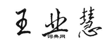 駱恆光王業慧行書個性簽名怎么寫