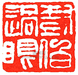 “樹伯過眼”篆刻印章