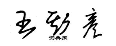 朱錫榮王斯彥草書個性簽名怎么寫