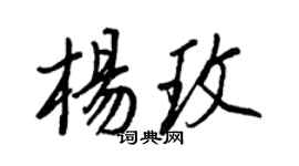 王正良楊玫行書個性簽名怎么寫