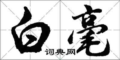 胡問遂白毫行書怎么寫