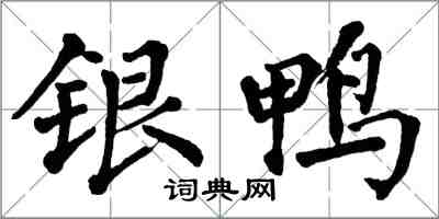 翁闓運銀鴨楷書怎么寫