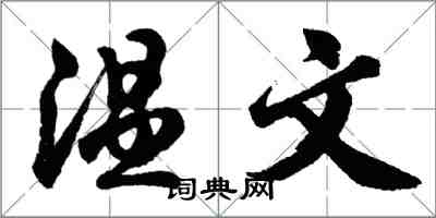 胡問遂溫文行書怎么寫