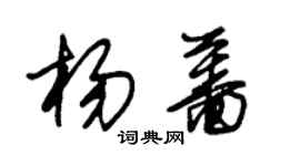 朱錫榮楊薔草書個性簽名怎么寫