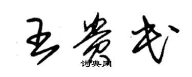 朱錫榮王貴民草書個性簽名怎么寫