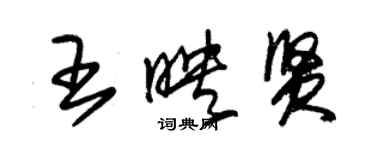 朱錫榮王映賢草書個性簽名怎么寫