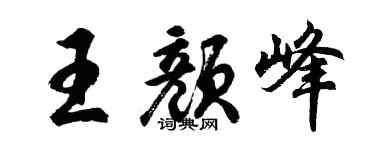 胡問遂王顏峰行書個性簽名怎么寫