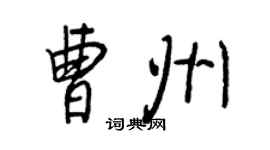 王正良曹州行書個性簽名怎么寫
