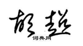 朱錫榮胡超草書個性簽名怎么寫
