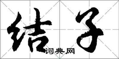 胡問遂結子行書怎么寫