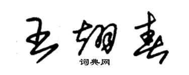 朱錫榮王翊春草書個性簽名怎么寫