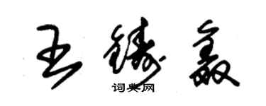 朱錫榮王鑄鑫草書個性簽名怎么寫