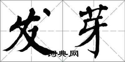 翁闓運發芽楷書怎么寫