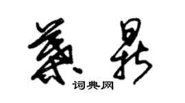 朱錫榮葉鼎草書個性簽名怎么寫