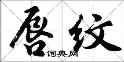 胡問遂唇紋行書怎么寫