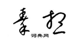 梁錦英秦想草書個性簽名怎么寫
