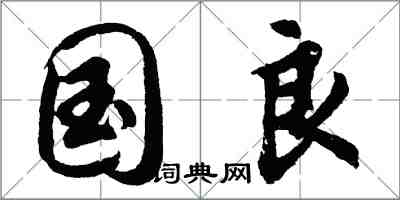 胡問遂國良行書怎么寫