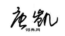 朱錫榮唐凱草書個性簽名怎么寫