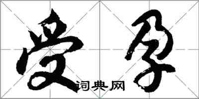 胡問遂受孕行書怎么寫