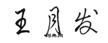 駱恆光王月發行書個性簽名怎么寫