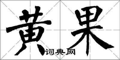 翁闓運黃果楷書怎么寫