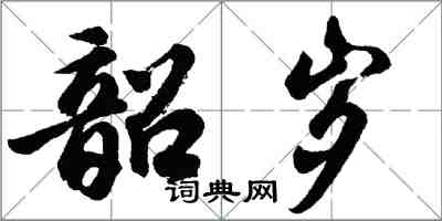 胡問遂韶歲行書怎么寫