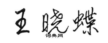 駱恆光王曉蝶行書個性簽名怎么寫