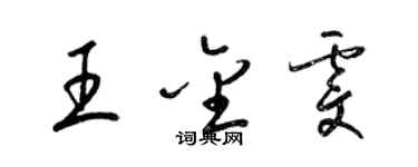 梁錦英王金雯草書個性簽名怎么寫