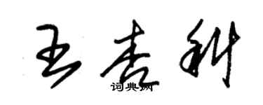 朱錫榮王杏科草書個性簽名怎么寫