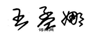 朱錫榮王孟娜草書個性簽名怎么寫