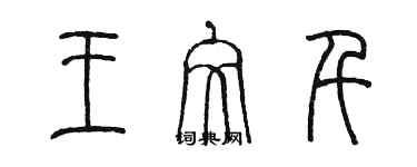 陳墨王文千篆書個性簽名怎么寫