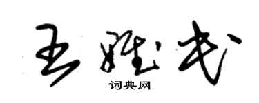 朱錫榮王雅民草書個性簽名怎么寫