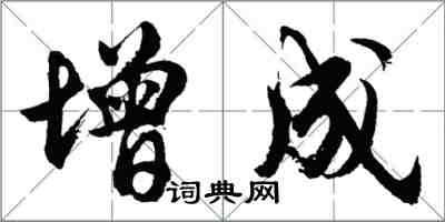 胡問遂增成行書怎么寫