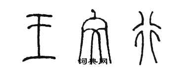 陳墨王文行篆書個性簽名怎么寫