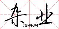 雜派的意思_雜派的解釋_國語詞典