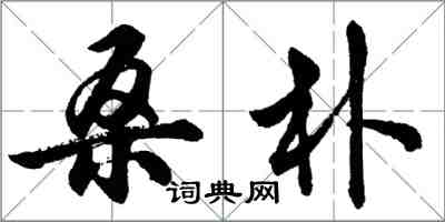 胡問遂桑朴行書怎么寫