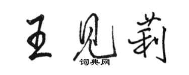 駱恆光王見莉行書個性簽名怎么寫