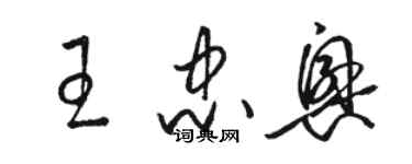 駱恆光王忠興草書個性簽名怎么寫