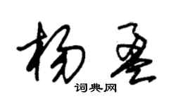 朱錫榮楊盈草書個性簽名怎么寫