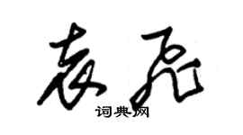 朱錫榮袁飛草書個性簽名怎么寫