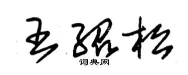 朱錫榮王紹松草書個性簽名怎么寫