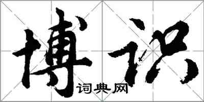 胡問遂博識行書怎么寫