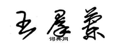 朱錫榮王群蘭草書個性簽名怎么寫