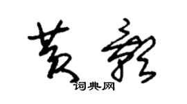 朱錫榮黃影草書個性簽名怎么寫