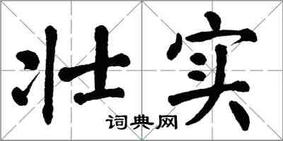 翁闓運壯實楷書怎么寫