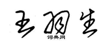 朱錫榮王羽生草書個性簽名怎么寫