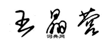 朱錫榮王晶營草書個性簽名怎么寫